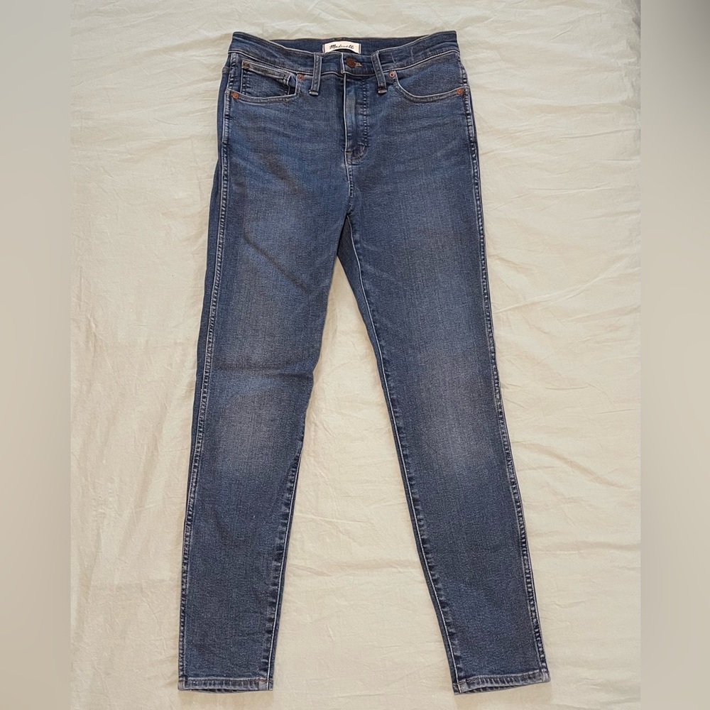 NWOT Madewell 10" High-Rise Skinny Jeans in Wendover Wash: TENCEL™ Denim Edition